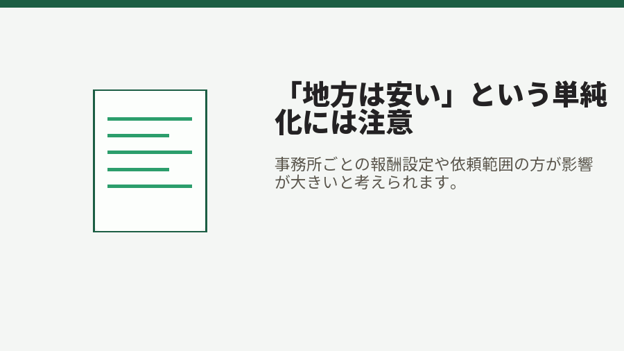 「地方は安い」という単純化には注意