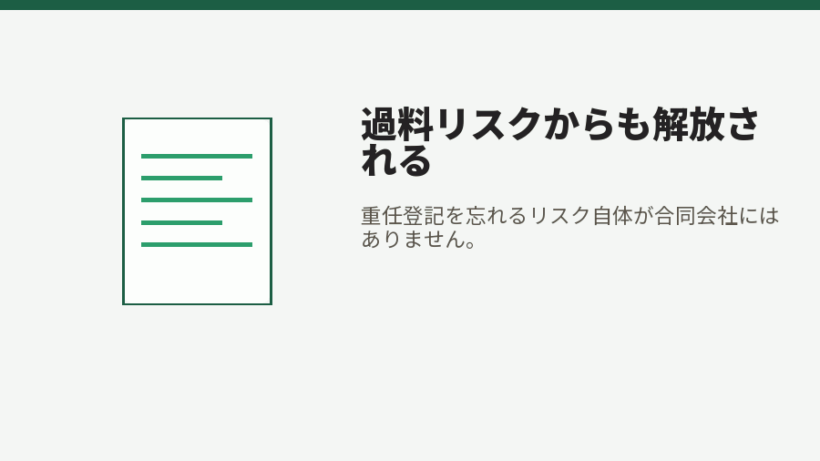 過料リスクからも解放される